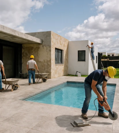 Construyendo piso